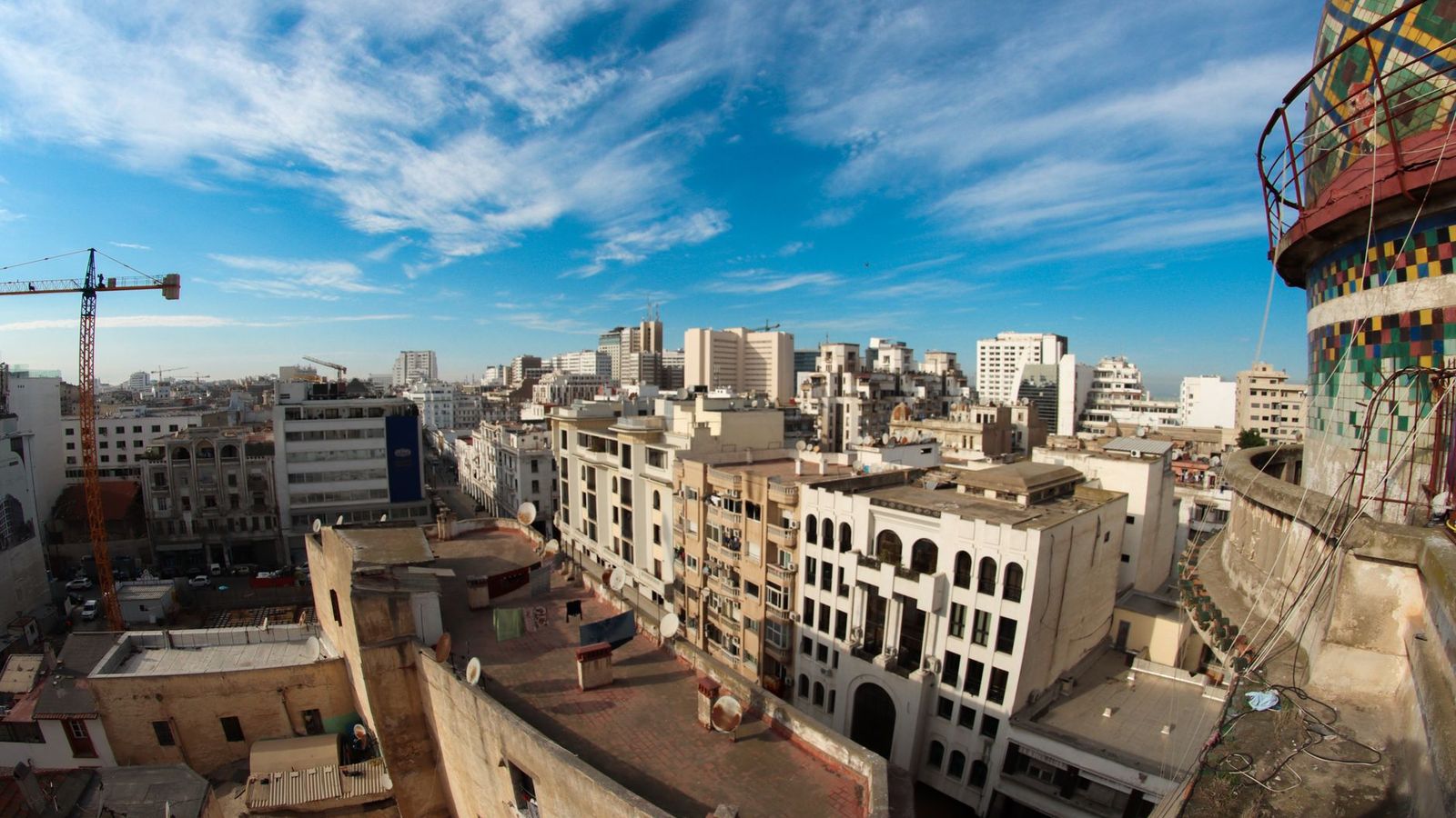 Vue urbaine de Casablanca