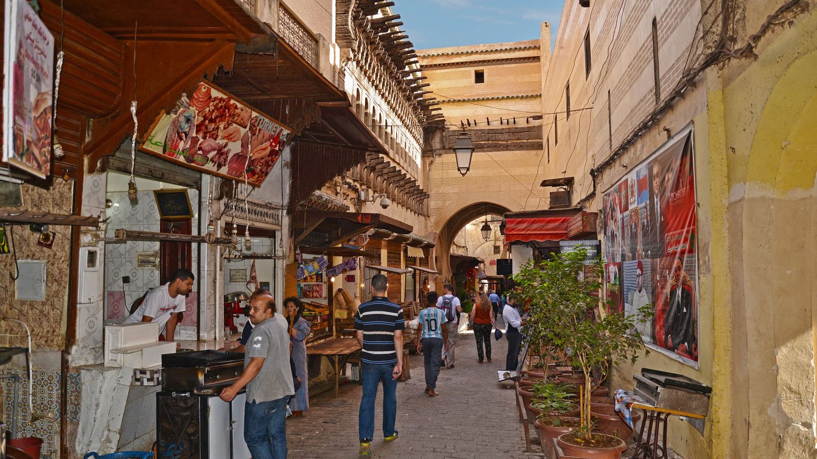 Une ruelle de la médina de Fès